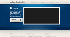 Desktop Screenshot of mcguirecondon.com