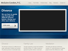 Tablet Screenshot of mcguirecondon.com